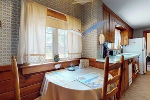 Dining - Cozy Cape style home near the beach and ferry with patio, W/D, & AC (Hyannis)