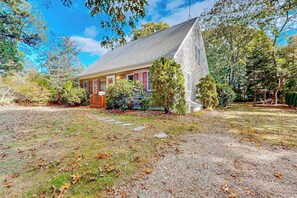 Exterior - 2-story home near the beach with large lawn, deck, W/D, streaming, & partial AC (Falmouth)