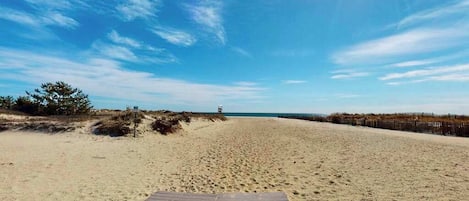 On the beach