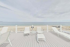 Property grounds - Waterfront home on Sagamore Beach with private pool & panoramic bay views (Bourne)