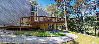 Serene Home on 3 Acres w/ Wraparound Deck & Pool Table - Close to Beaches
