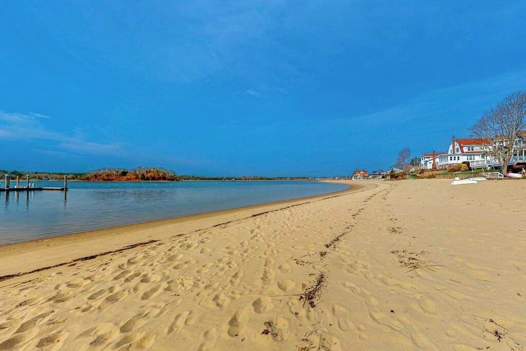 Vlak bij het strand