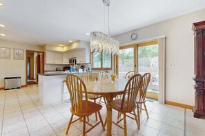 Dining - Serene home near the beach with open floor plan, yard, grill, & central AC (Centerville)