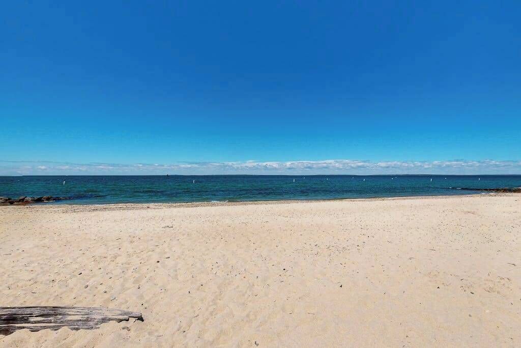Vlak bij het strand