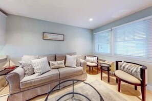 TV, fireplace, offices