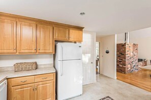 Interior - Waterfront home with lovely lake views, great deck, sun porch & fireplace (Chatham)