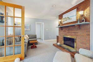 TV, DVD player, offices - Expansive Getaway w/ Fenced Yard, Outdoor Shower & Private Neighborhood Beach (Hyannis)