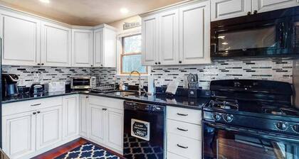Wonderful three-story home with lovely decks, firepit, fast WiFi & washer/dryer