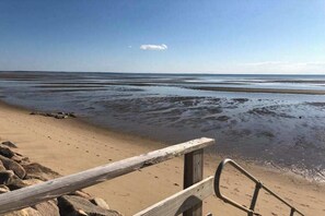 Beach nearby - Newly built, bayview house steps from the beach with spacious deck, W/D & grill (North Eastham)