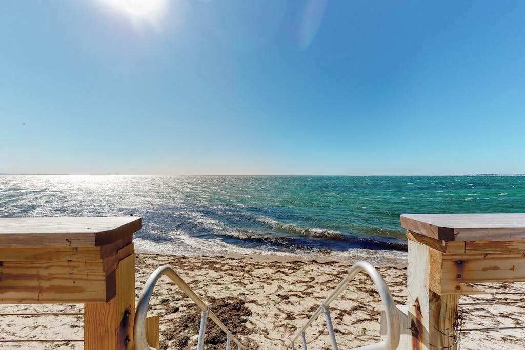 Accommodatie ligt op het strand