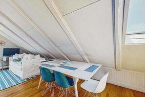 Dining - Downtown Studio Loft w/Free WiFi, Balcony, Full Kitchen, and Great Location (Provincetown)