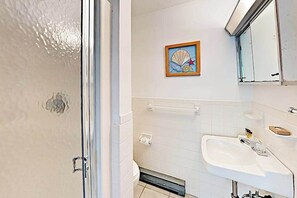 Shower - Spacious duplex with large outdoor deck - just minutes to Sea Street Beach (Dennis Port)
