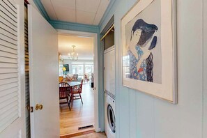 Interior - Water-view house near golf with firepit, grill, deck, central AC & washer/dryer (Chatham)