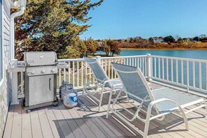 Property grounds - Updated Waterfront Gem on Saltwater Town Cove w/ Private Dock & Sunrise Views (Eastham)