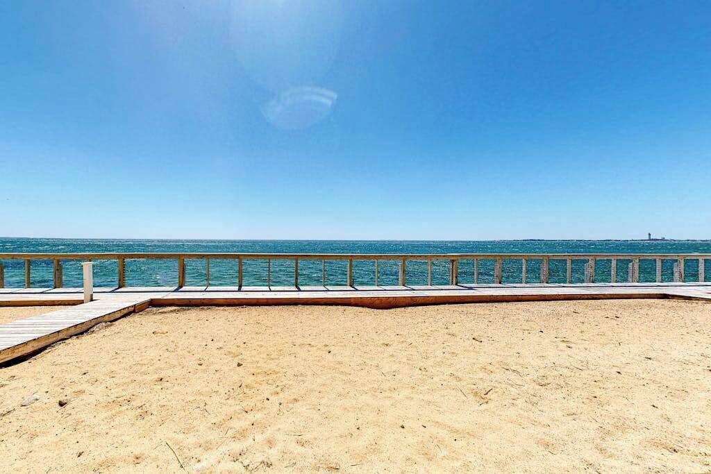 On the beach