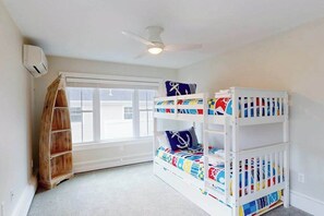 Iron/ironing board, travel cot, WiFi, bed sheets - Inviting home + apartment near beach with furnished deck, yard, & grill (Bourne)