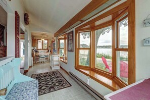 Interior - Lakefront home with beach views, WiFi, gas grill & patio - near beach (Falmouth)