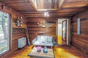 Interior - Dog-friendly home with enclosed yard & firepit - near Rail Trail & beaches (Eastham)