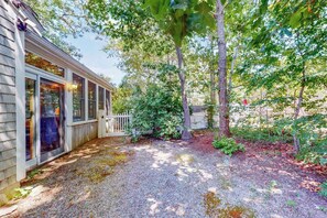 Property grounds - Coastal home w/ central AC & fenced yard - five-minute walk to Earle Road Beach (Harwich Port)