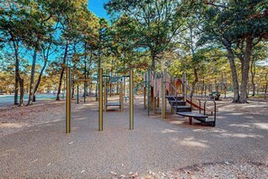 Children’s area - Charming home with private pool, deeded bay access, firepit, & W/D (South Dennis)