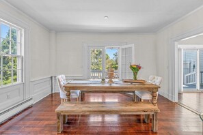 Dining - Grand home with historic charm, game room & spacious outdoor living spaces (South Dennis)