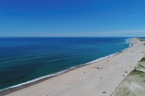 Charming home steps to beach, includes 2 full units with patio, grill, & views