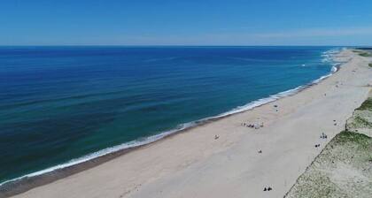 Charming home steps to beach, includes 2 full units with patio, grill, & views
