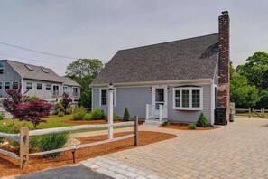 Exterior - Classic home with deck, patio & yard - walk to Cockle Cove & Forest Beaches (South Chatham)