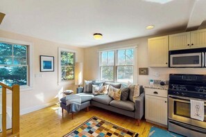 Interior - Charming condo with parking, washer/dryer, AC, and deck (Provincetown)