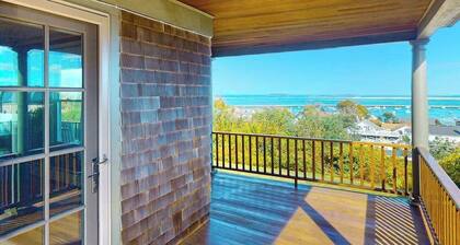 Charming & historical waterfront retreat with patio, W/D, & amazing balcony view