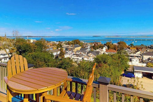 Charming & historical waterfront retreat with patio, W/D, & amazing balcony view