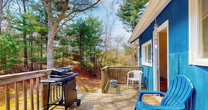 Second-floor home with Manomet Beach access, deck, firepit & outdoor space