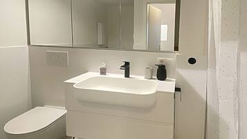 Towels, soap, toilet paper
