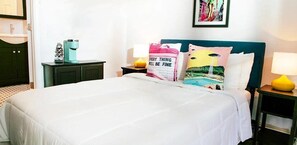 Iron/ironing board, Internet, bed sheets - Stylish dual studio escape in central location with fireplace, AC, & courtyard (Provincetown)