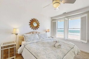 WiFi, bed sheets - Stunning oceanfront condo with panoramic views, balcony, pool, gym & AC (Virginia Beach)