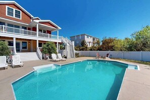 Pool - Ocean view, steps to beach w/ Free Wifi, private pool/hot tub & cabana - dogs OK (Virginia Beach)