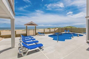 Pool - Wonderful beachfront home w/private indoor & outdoor pools, WiFi, AC, deck (Virginia Beach)