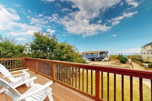 Property grounds - Dog-Friendly, Ocean View Beach Retreat w/Private Outdoor Pool, Decks & A/C (Virginia Beach)