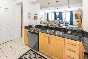 Interior - 1st-floor condo with balcony, W/D, outdoor pool, gym & grills (Virginia Beach)