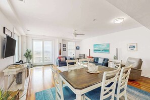 Interior - Oceanfront corner condo with wraparound balcony, 3 pools, gym, & views (Virginia Beach)