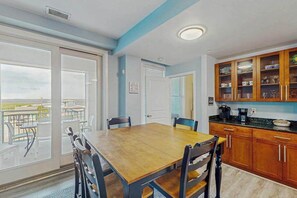 Dining - 1st-floor condo with views of Back Bay, balcony, AC, outdoor pool & gym (Virginia Beach)