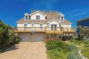 Exterior - Oceanfront home with private pool, crow's nest deck, game room & fireplace (Virginia Beach)