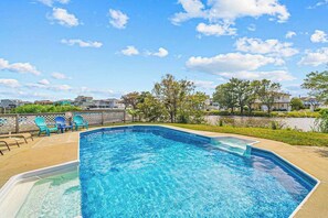 Pool - Two-Story Beach House w/ Private Pool & Central AC – Steps from the Shore! (Virginia Beach)