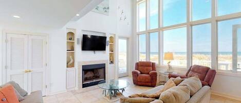 TV, DVD player, offices