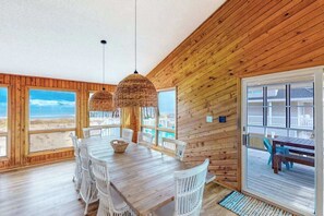 Dining - Nautical Dream, redecorated oceanfront home with incredible views and decks (Virginia Beach)