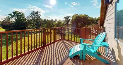 Golf course-front condo with pool, hot tub, dock, tennis, golf, & private beach