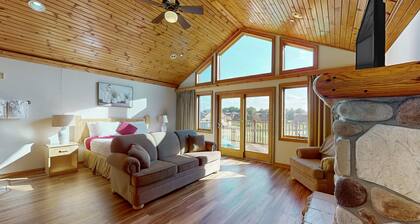 Golf course-front condo with pool, hot tub, dock, tennis, golf, & private beach
