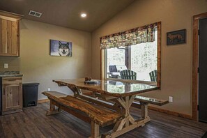 Interior - Contemporary dog-friendly cabins with hot tub, fireplaces, patios, & game room (Conover)