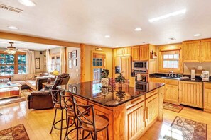 Interior - Dog-friendly waterfront cabin w/ wood-burning fireplace, boat dock, & firepit (Eagle River)