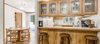 Charming home with gas grill, full kitchen, deck, patio, TV, and washer/dryer
